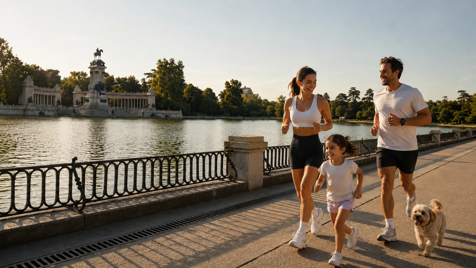 Family lifestyle near Retiro in Madrid
